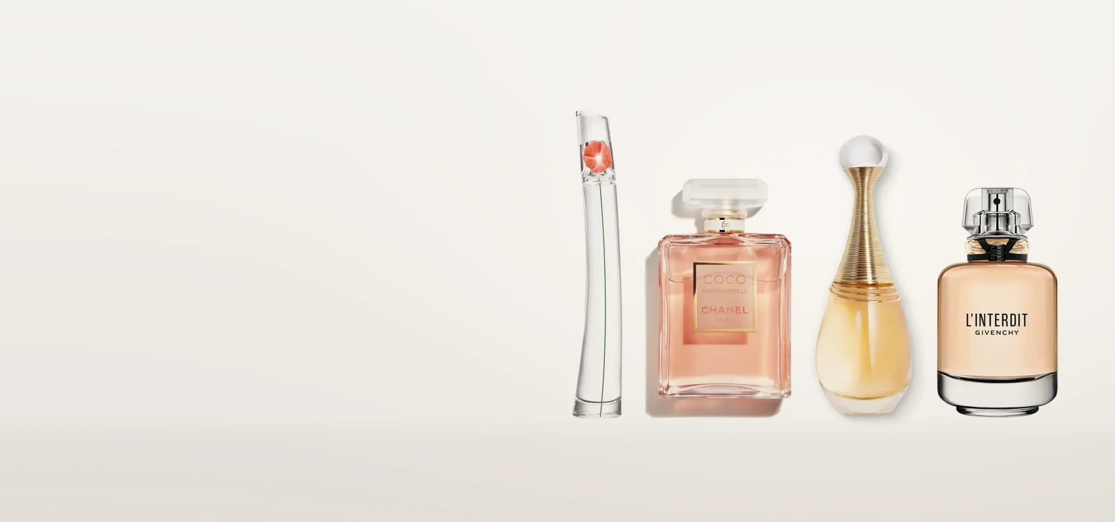 Водары Kenzo, Chanel, Dior і Givenchy