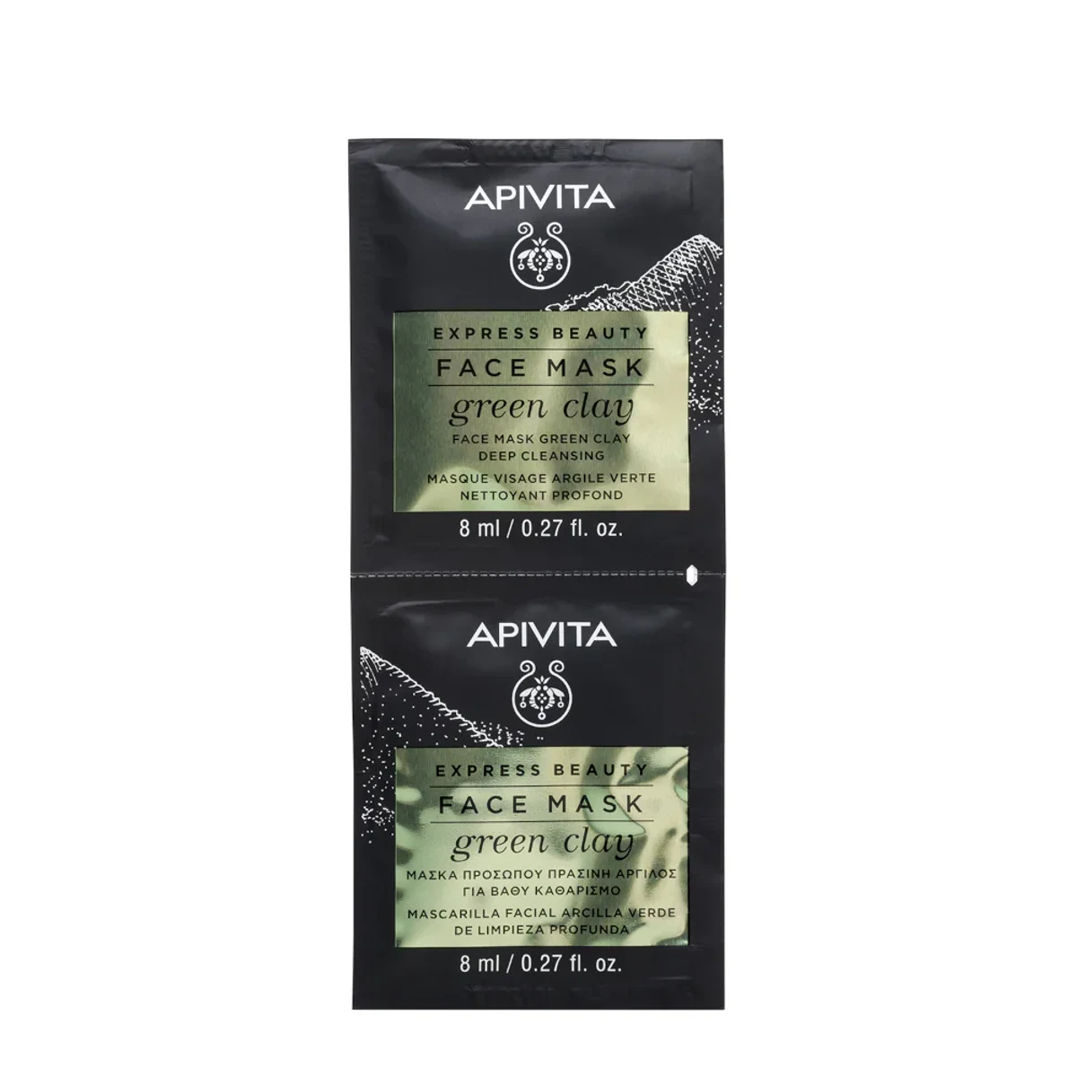 Maschera Viso Detersione Profonda con Argilla Verde