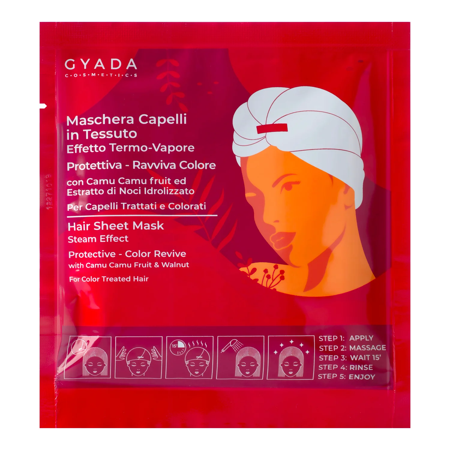 Maschera Capelli In Tessuto - Protettiva E Ravviva Colore