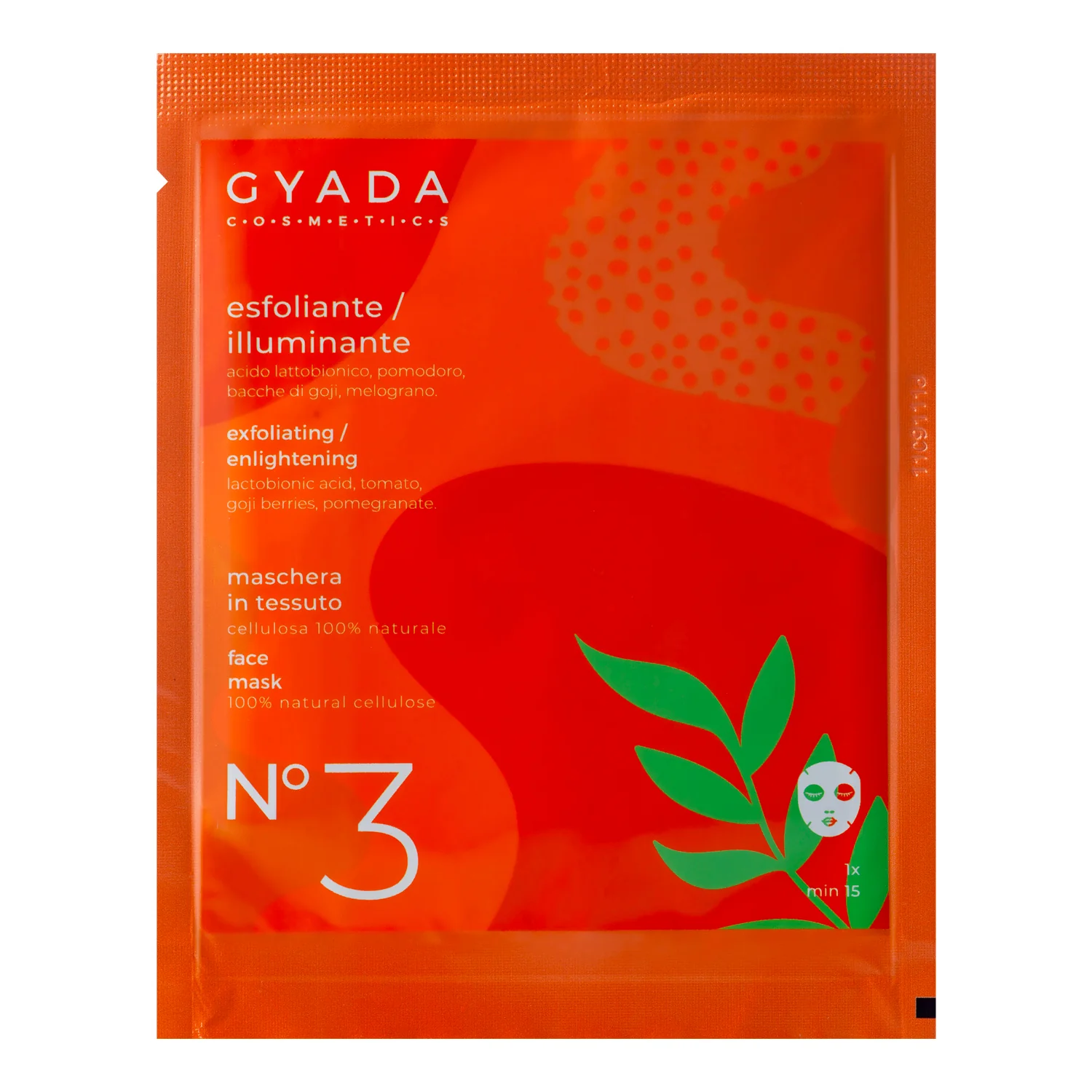 Maschera In Tessuto Esfoliante / Illuminante N. 3