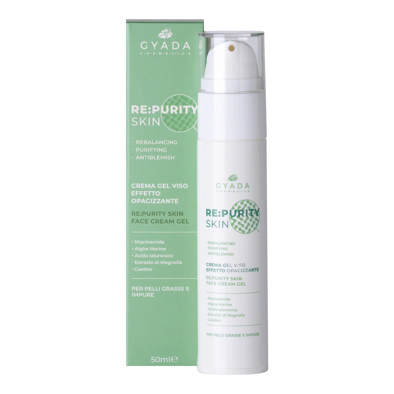 Face Cream Gel - Crema Gel Viso Effetto Opacizzante