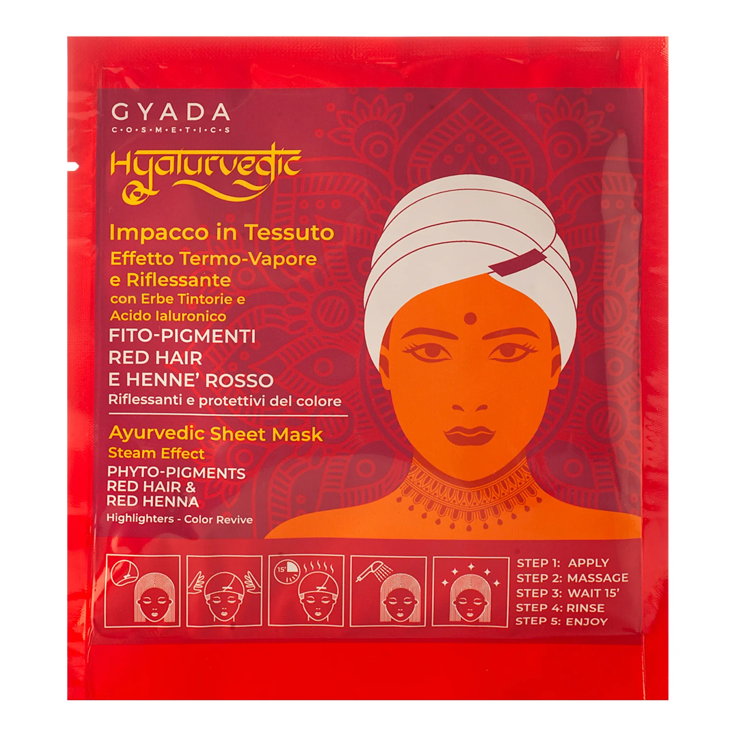 Impacco Ayurvedico In Tessuto Riflessante Red Hair