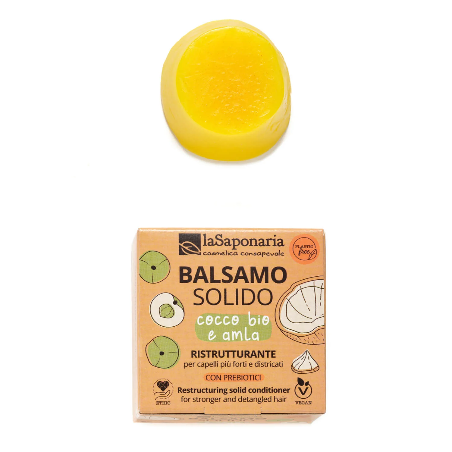 Balsamo solido ristrutturante nutriente
