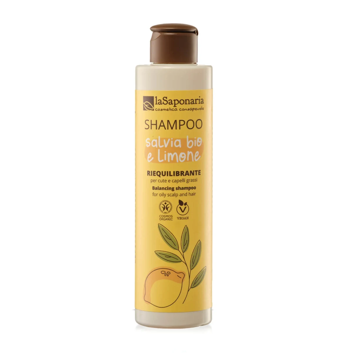 Shampoo liquido Salvia e Limone