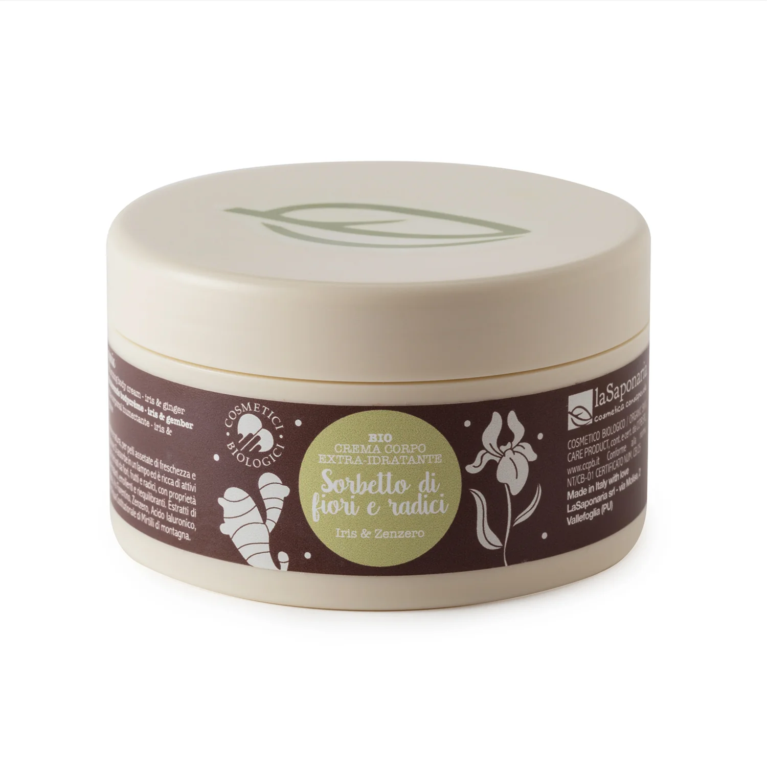 Crema corpo idratante Iris e Zenzero - Sorbetto di fiori e radici