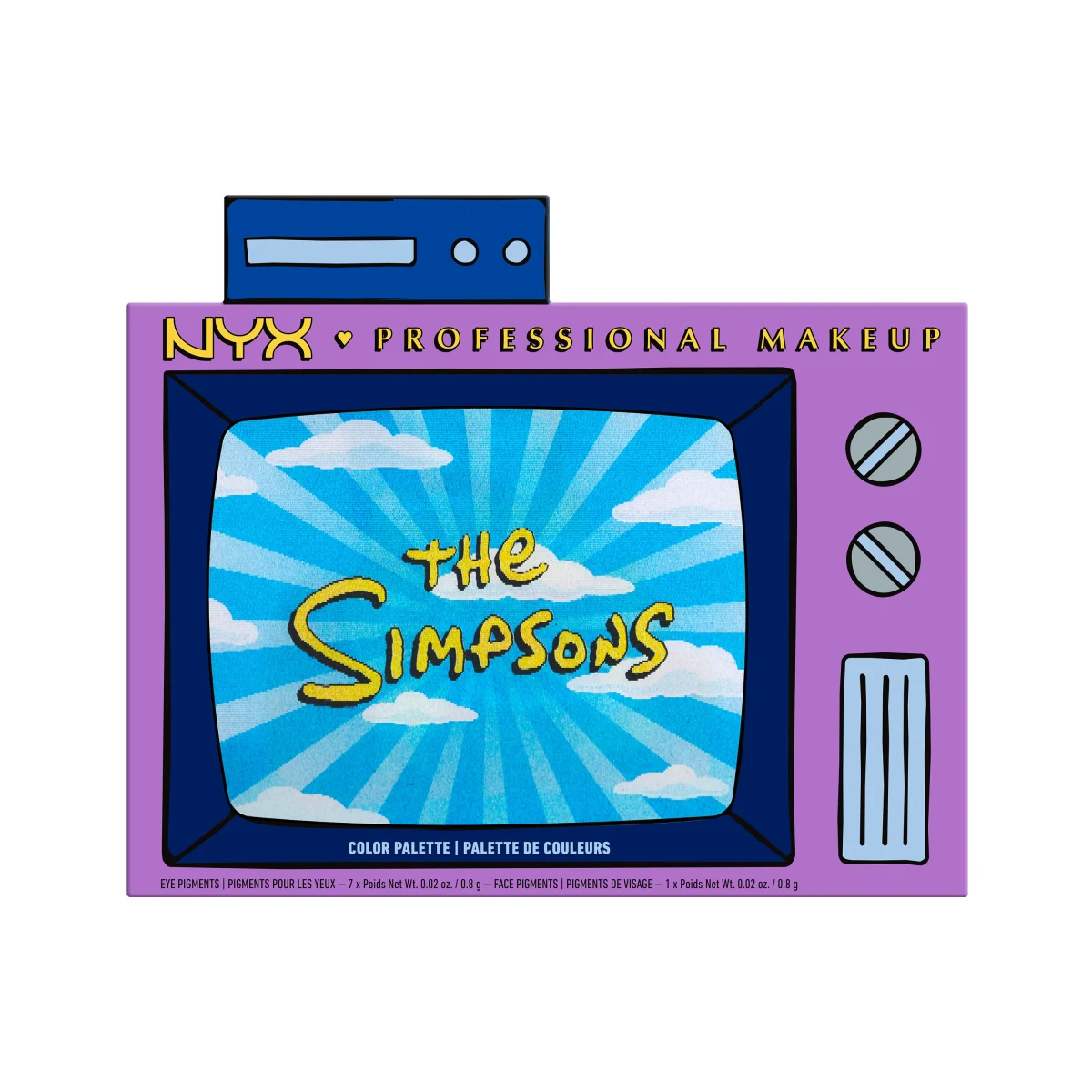 The Simpsons Family Color Palette
