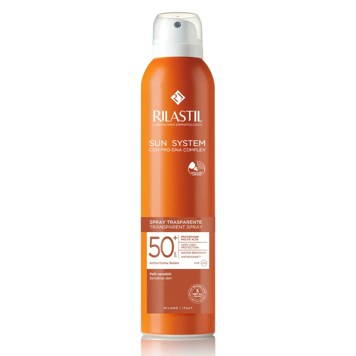 Spray Trasparente SPF50+