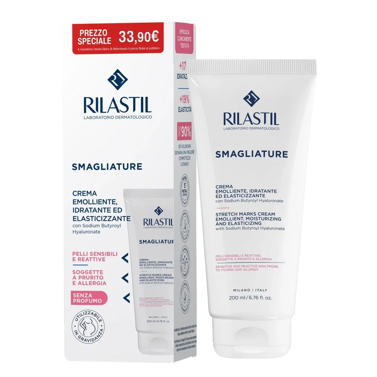 Smagliature Crema pelli sensibili