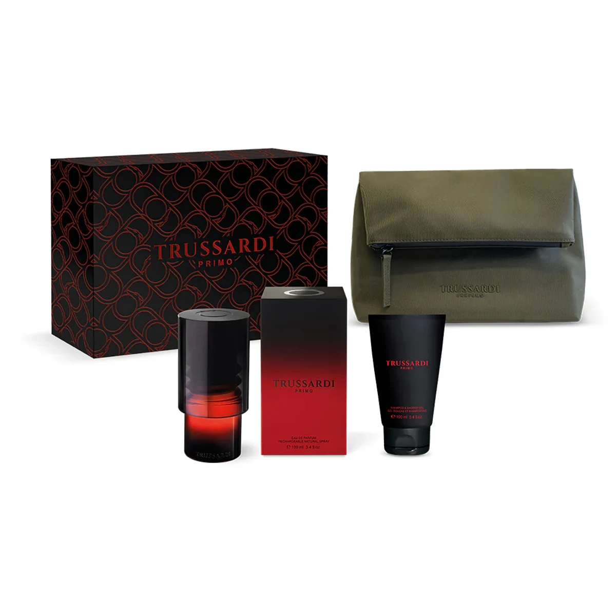 COFANETTO Primo Contemporary – Eau de Parfum + Shampoo Doccia + Beauty Case