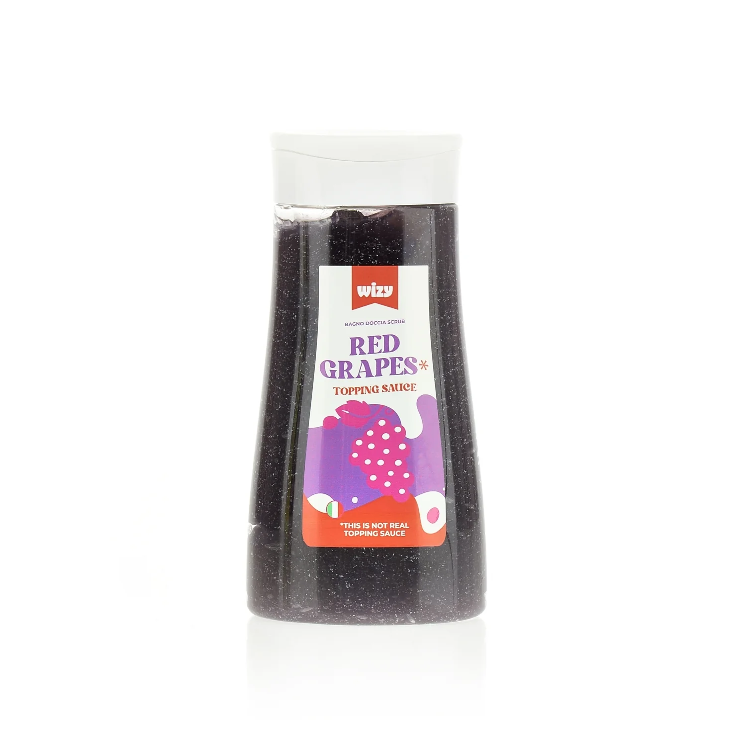 Red Grapes Topping Sauce Bagno Doccia Scrub